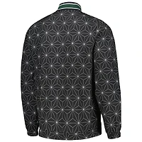 Starter Milwaukee Bucks In-Field Play Fashion Satin Full-Zip Varsity Jacket