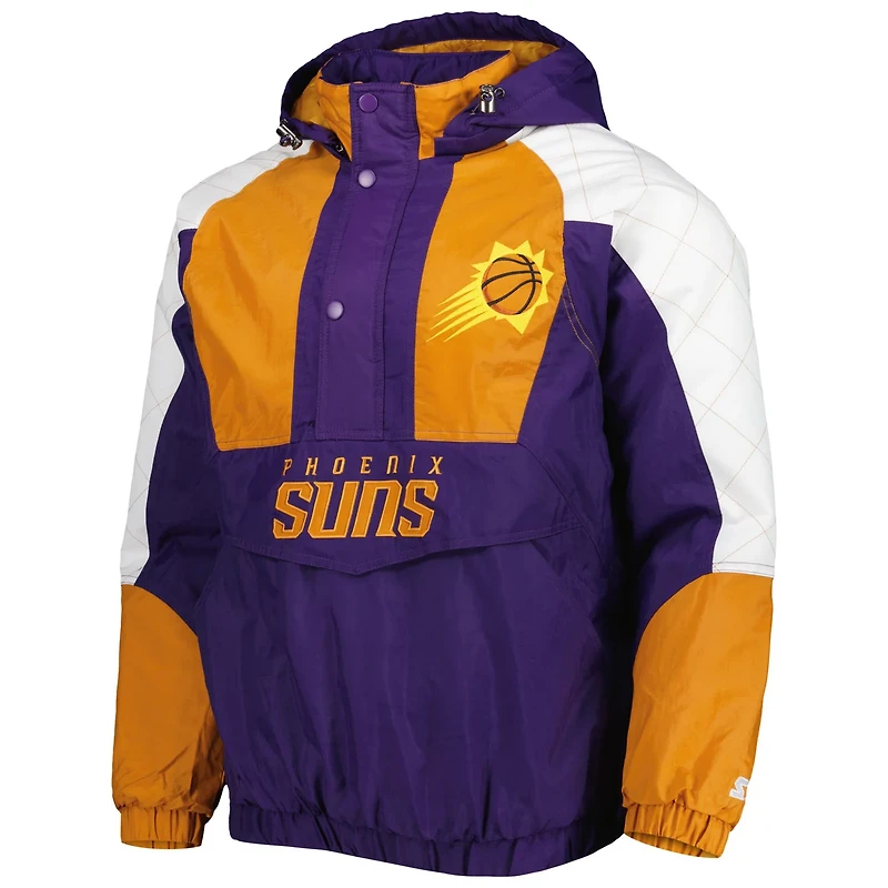 Starter Phoenix Suns Body Check Raglan Hoodie Half-Zip Jacket