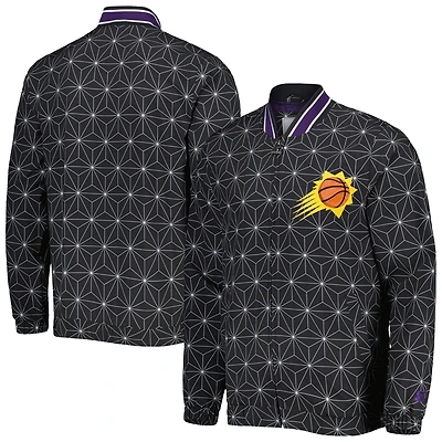 Starter Phoenix Suns In-Field Play Fashion Satin Full-Zip Varsity Jacket