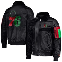 Starter x Ty Mopkins Philadelphia 76ers History Month Satin Full-Zip Jacket