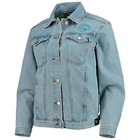 The Wild Collective Charlotte FC Print Denim Button-Up Jacket