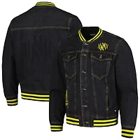 The Wild Collective Nashville SC Denim Full-Button Bomber Jacket
