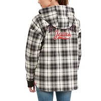 Tommy Jeans /Cream Chicago Bulls Molly Flannel Full-Zip Hoodie