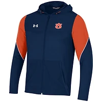 Under Armour Auburn Tigers 2021 Sideline Warm-Up Full-Zip Hoodie