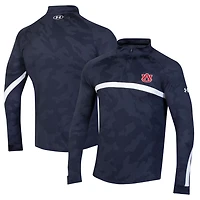 Under Armour Auburn Tigers Game Day Camo Raglan Quarter-Zip Top