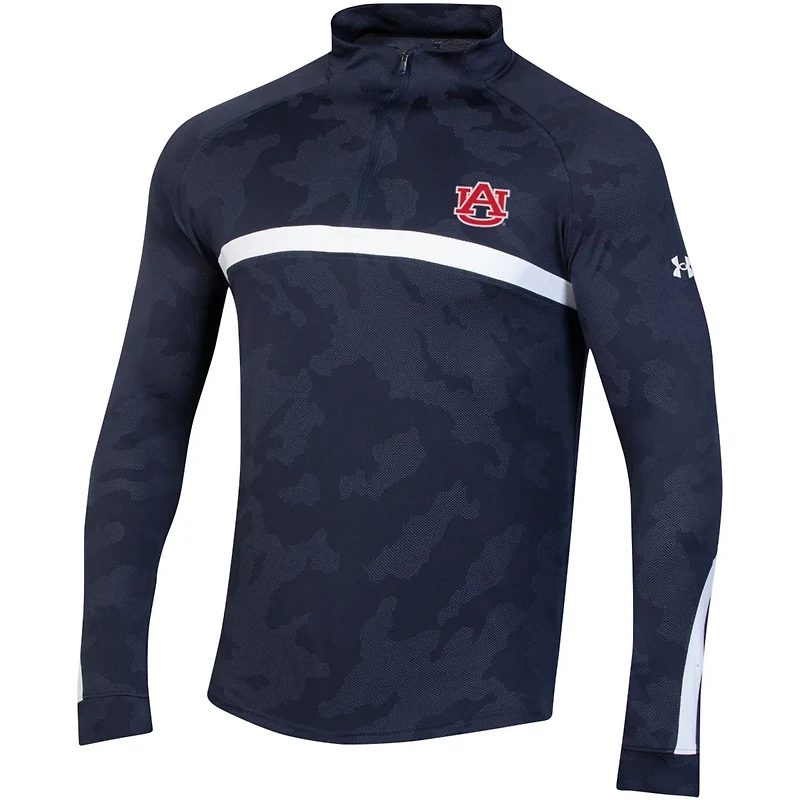 Under Armour Auburn Tigers Game Day Camo Raglan Quarter-Zip Top