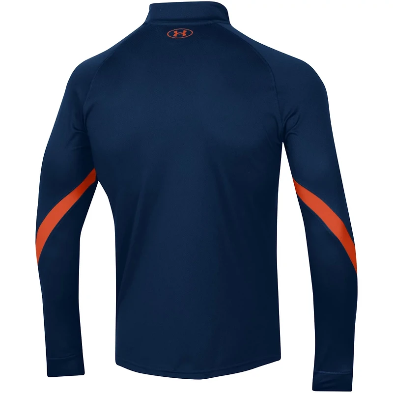 Under Armour Auburn Tigers Game Day Raglan Quarter-Zip Top