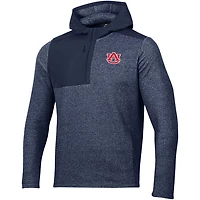 Under Armour Auburn Tigers Survivor Fleece Hoodie Quarter-Zip Jacket