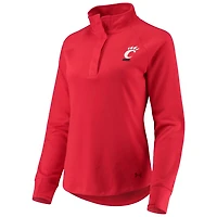 Under Armour Cincinnati Bearcats Double Knit Raglan Quarter-Snap Jacket