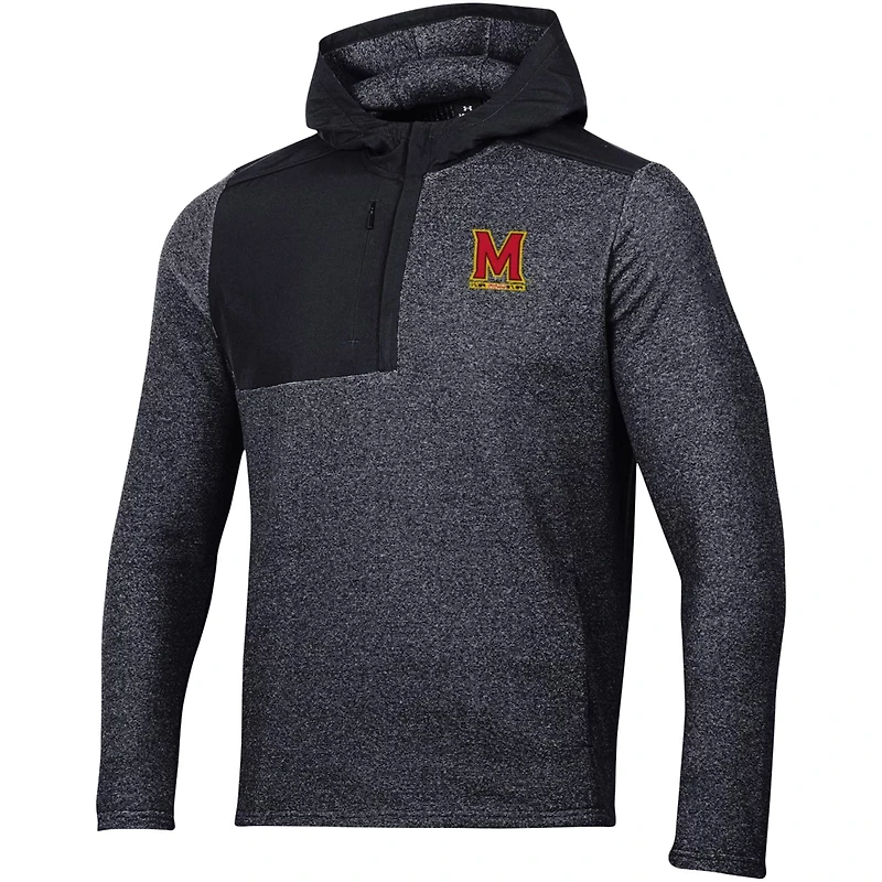 Under Armour Maryland Terrapins Survivor Fleece Hoodie Quarter-Zip Jacket