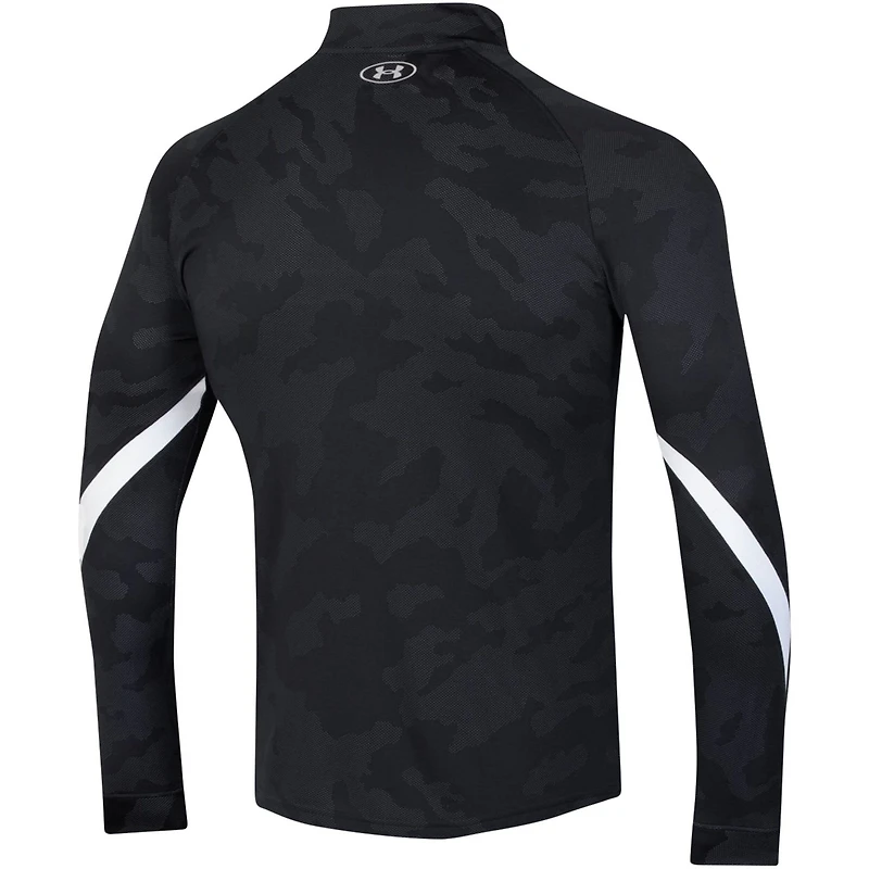 Under Armour Northwestern Wildcats Game Day Camo Raglan Quarter-Zip Top