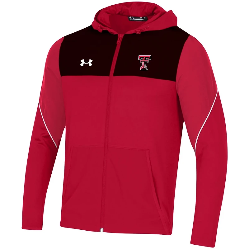 Under Armour Texas Tech Raiders 2021 Sideline Warm-Up Full-Zip Hoodie