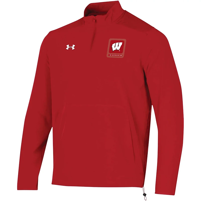 Under Armour Wisconsin Badgers 2023 Motivate Half-Zip Top
