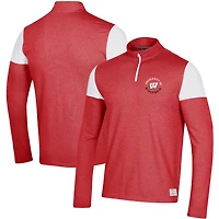 Under Armour Wisconsin Badgers Gameday Tri-Blend Quarter-Zip Jacket