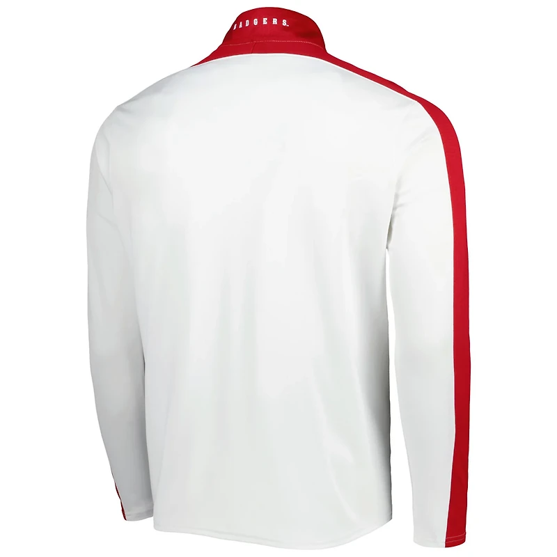 Under Armour Wisconsin Badgers Lightweight Mock Neck Performance Quarter-Zip Jacket