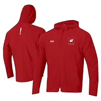Under Armour Wisconsin Badgers Unstoppable Raglan Full-Zip Jacket