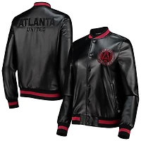 Women's The Wild Collective Atlanta United FC Full-Snap Bomber Jacket