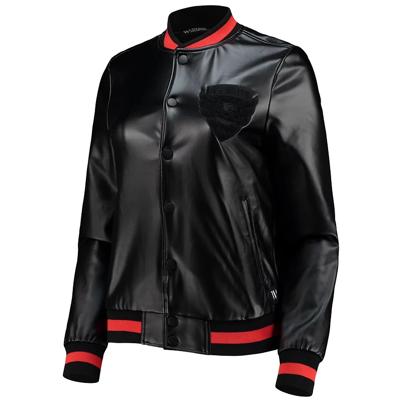 Women's The Wild Collective DC United Full-Snap Bomber Jacket