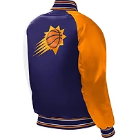 Youth Starter Phoenix Suns Raglan Full-Snap Varsity Jacket