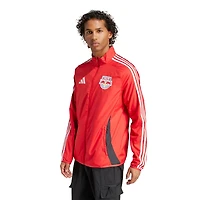 adidas White New York Bulls 2025 Anthem Reversible Full-Zip Jacket