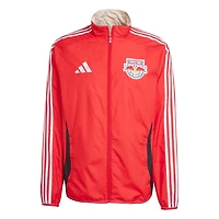 adidas White New York Bulls 2025 Anthem Reversible Full-Zip Jacket
