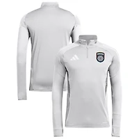 adidas San Diego FC 2025 Quarter-Zip Long Sleeve Training Top