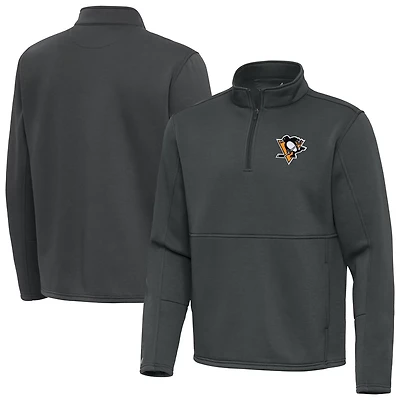 Antigua Pittsburgh Penguins Twist Quarter-Zip Pullover Jacket