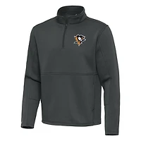 Antigua Pittsburgh Penguins Twist Quarter-Zip Pullover Jacket