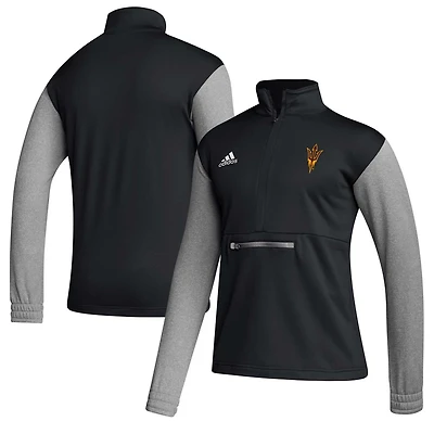 adidas Arizona State Sun Devils Sideline AEROREADY Half-Zip Top