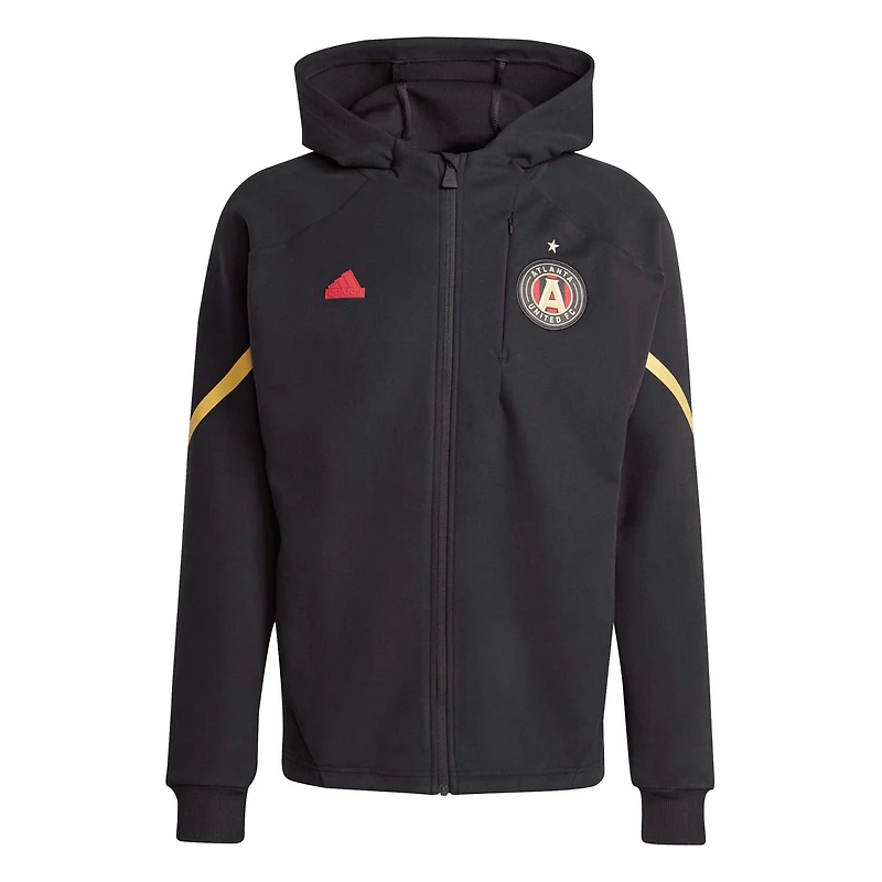 adidas Atlanta United FC 2024 Anthem Travel Raglan Sleeve Full-Zip Jacket