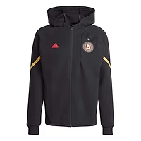 adidas Atlanta United FC 2024 Anthem Travel Raglan Sleeve Full-Zip Jacket