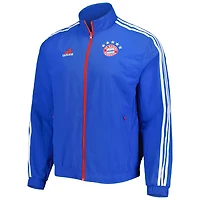 adidas Bayern Munich 2022 23 On-Field Team Logo Anthem Reversible Full-Zip Jacket