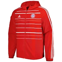 adidas Bayern Munich DNA Raglan Full-Zip Hoodie Windbreaker Jacket