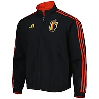 adidas Black Belgium National Team AEROREADY Reversible Anthem Full-Zip Jacket