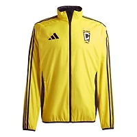 adidas Black Columbus Crew 2025 Anthem Reversible Full-Zip Jacket