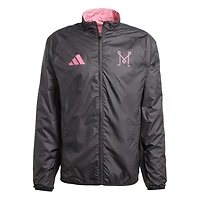 adidas Black Inter Miami CF 2025 Anthem Reversible Full-Zip Jacket