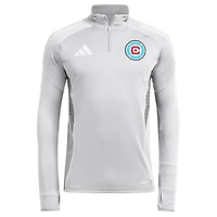 adidas Chicago Fire 2025 Quarter-Zip Long Sleeve Training Top