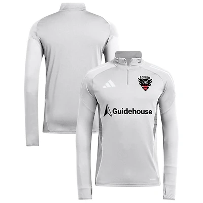 adidas DC United 2025 Quarter-Zip Long Sleeve Training Top
