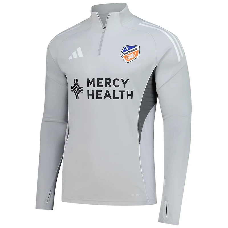 adidas FC Cincinnati 2025 Quarter-Zip Long Sleeve Training Top
