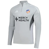 adidas FC Cincinnati 2025 Quarter-Zip Long Sleeve Training Top