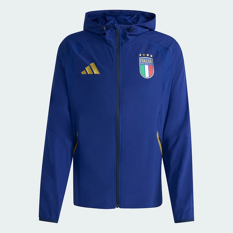 adidas Italy National Team FIFA x World Cup 2026 Full-Zip Travel Windbreaker Jacket