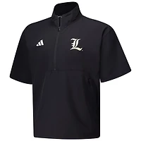 adidas Louisville Cardinals 2024 Half-Zip Short Sleeve Training Jacket