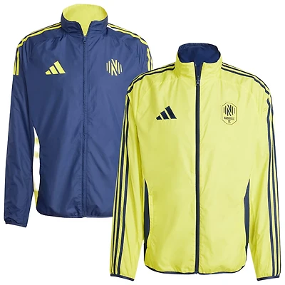 adidas Navy Nashville SC 2025 Anthem Reversible Full-Zip Jacket