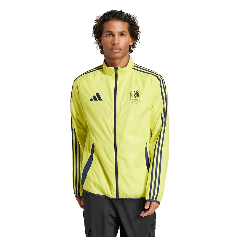 adidas Navy Nashville SC 2025 Anthem Reversible Full-Zip Jacket