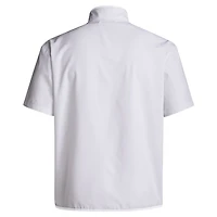 adidas Nebraska Huskers 2024 Coaches Sideline Half-Zip Short Sleeve Jacket