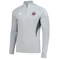 adidas New England Revolution 2025 Quarter-Zip Long Sleeve Training Top