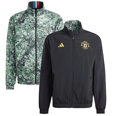 adidas Originals Manchester United x Stone Roses 2023/24 Reversible Anthem Full-Zip Jacket