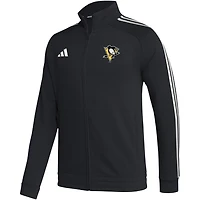 adidas Pittsburgh Penguins Raglan Full-Zip Track Jacket