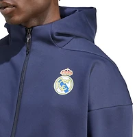 adidas Real Madrid 2025 26 Anthem Full-Zip Hoodie Jacket