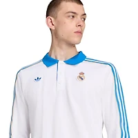 adidas Real Madrid Terrace Icons Long Sleeve Polo